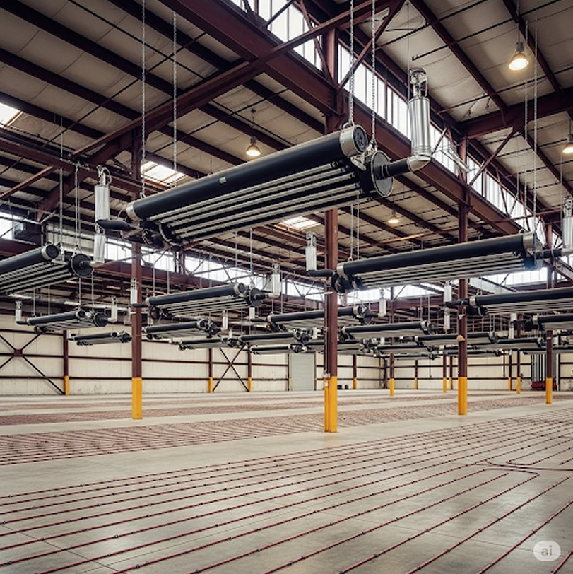 Sıcak sulu ve gaz yanmalı radyant ısıtma sistemleri